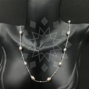 925 Sterling Silver Beaded Necklace