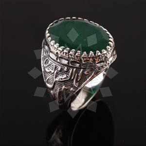 925 Sterling Silver Calligraphy Gemstone Rings