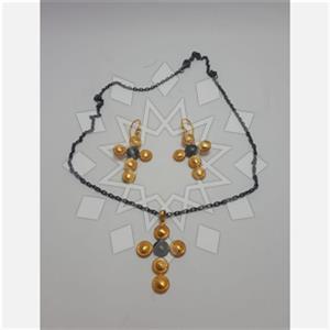 925 Sterling Silver Christian Earrings Necklace Sets