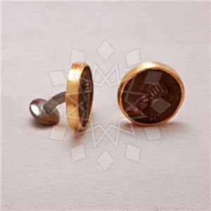 925 Sterling Silver Coin Cufflink