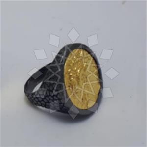 925 Sterling Silver Coin Mens Ring