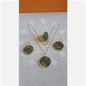 925 Sterling Silver Coin Ring Earring Necklace Sets