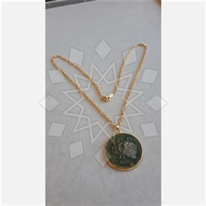 925 Sterling Silver Coin Unique Necklace