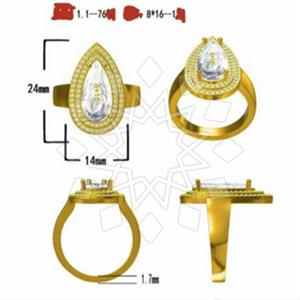 925 Sterling Silver Designer  Gemstone Rings