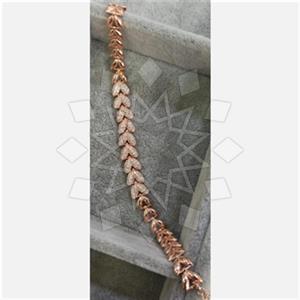 925 Sterling Silver Diamond Clear Crystal  Tennis Bracelets