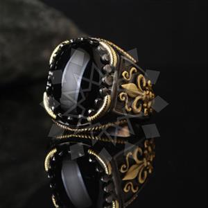 925 Sterling Silver Ethnic  Mens Ring