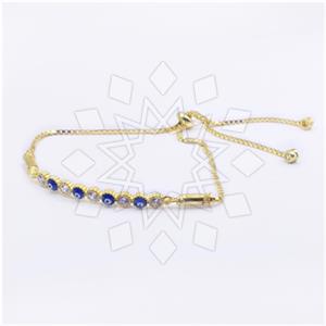 925 Sterling Silver Evil Eye Adjustable Bracelet