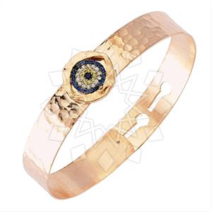 925 Sterling Silver Evil Eye Bangle Bracelets