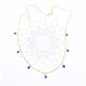 925 Sterling Silver Evil Eye Beaded Necklace Package