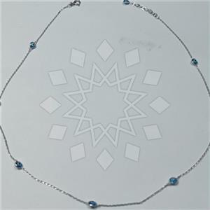 925 Sterling Silver Evil Eye Beaded Necklace