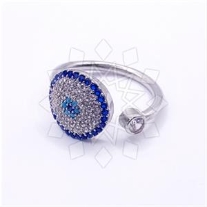 925 Sterling Silver Evil Eye Cocktail Fantasy Rings Package