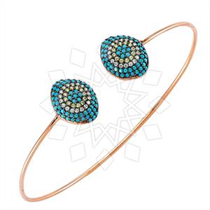 925 Sterling Silver Evil Eye Cuff Bracelets