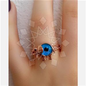 925 Sterling Silver Evil Eye Gemstone Rings