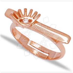 925 Sterling Silver Evil Gemstone Rings