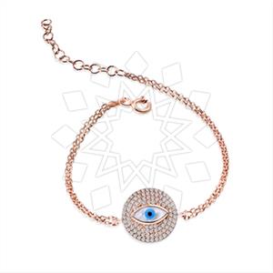 925 Sterling Silver Evil Eye Geometric Classic Bracelets