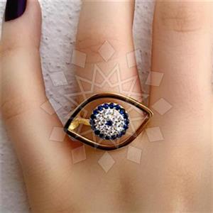 925 Sterling Silver Evil Eye Multi Gemstone Rings