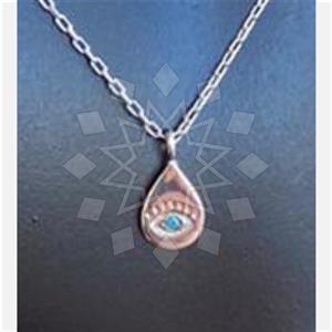 925 Sterling Silver Evil Eye Pendant Necklace