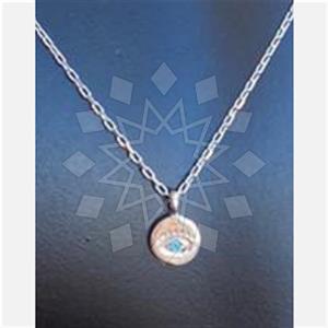 925 Sterling Silver Evil Eye Pendant Necklace