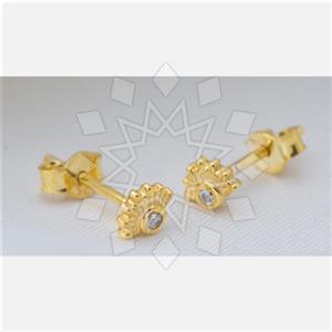 925 Sterling Silver Evil Eye Stud Earrings