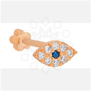 925 Sterling Silver Evil Eye Stud Earrings