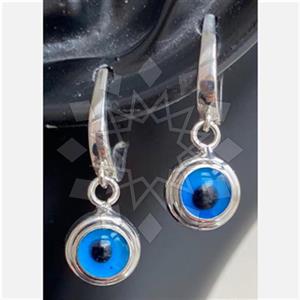 925 Sterling Silver Evil Eye Statement Earrings