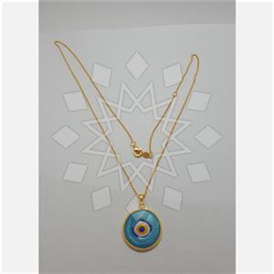 925 Sterling Silver Evil Eye Unique Necklace