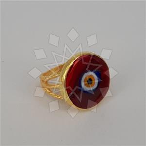 925 Sterling Silver Evil Eye Gemstone Rings