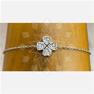 925 Sterling Silver Flower Classic Bracelets