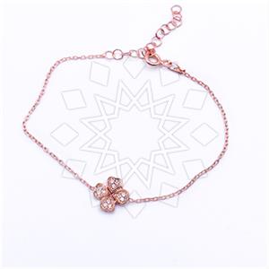 925 Sterling Silver Flower Classic Bracelets