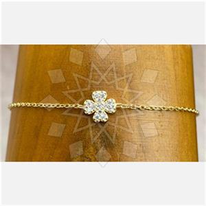 925 Sterling Silver Flower Classic Bracelets