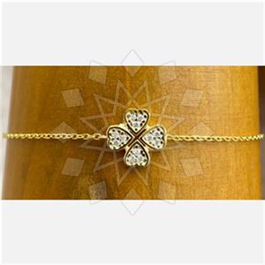 925 Sterling Silver Flower Classic Bracelets