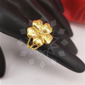 925 Sterling Silver Flower Cocktail Fantasy Rings