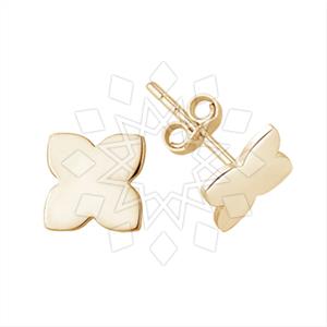 925 Sterling Silver Flower Minimal Dainty Stud Earrings