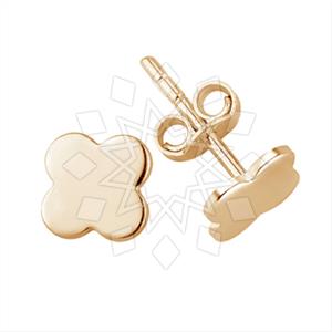 925 Sterling Silver Flower Minimal Dainty Stud Earrings