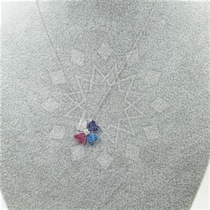 925 Sterling Silver Flower Pendant Necklace