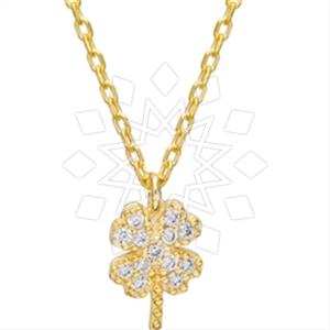 925 Sterling Silver Flower Pendant Necklace