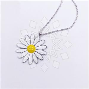 925 Sterling Silver Flower Pendant Necklace