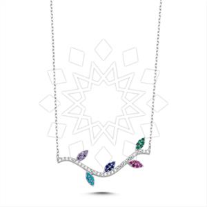 925 Sterling Silver Flower Pendant Necklace