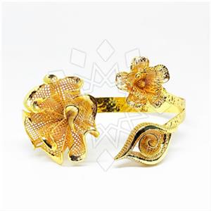 Fashion Flower Cuff Bracelets
