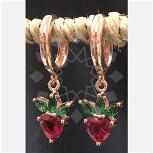 925 Sterling Silver Flower Dangle Earrings