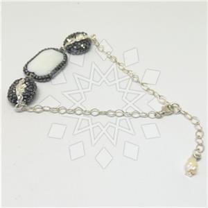 925 Sterling Silver Gem and Crystals Classic Bracelets