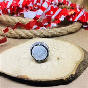 925 Sterling Silver Gem and Crystals Gemstone Rings