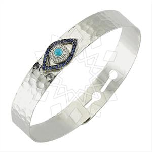 925 Sterling Silver Geometric Bangle Bracelets