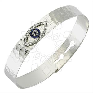 925 Sterling Silver Geometric Bangle Bracelets