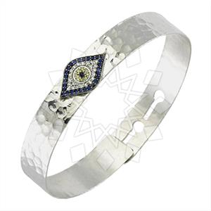 925 Sterling Silver Geometric Bangle Bracelets
