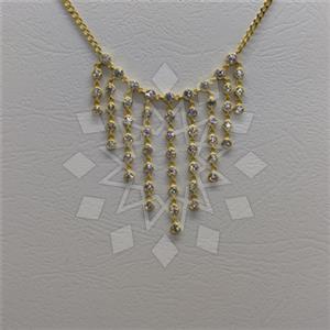 925 Sterling Silver Geometric Beaded Necklace