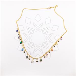 925 Sterling Silver Geometric Beaded Necklace