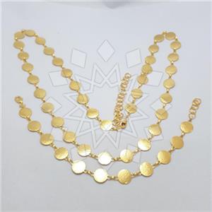 925 Sterling Silver Geometric Bracelet Necklace Sets