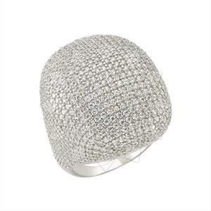 925 Sterling Silver Geometric Cocktail Rings