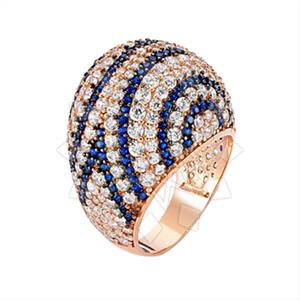 925 Sterling Silver Geometric Cocktail Rings